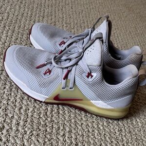 Crimson Tide Nike Gray and crimson Athletic Shoes